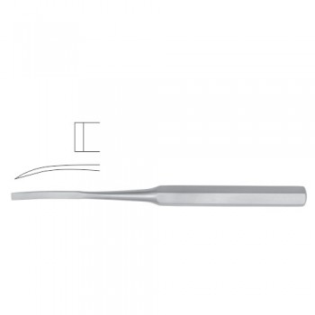 Hibbs Bone Osteotome Curved Stainless Steel, 24.5 cm - 9 3/4" Blade Width 25 mm